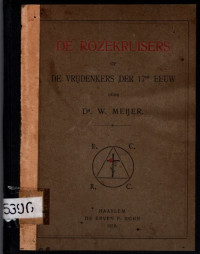 DE ROZEKRUISERS OF DE VRIJDENKERS DER 17DE EEUW (5396)