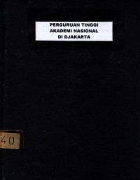 PERGURUAN TINGGI AKADEMI NASIONAL DI DJAKARTA (5640)