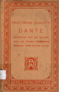 DANTE: INLEIDING TOT DE STUDIE VAN DE DIVINA COMMEDIA (5812)