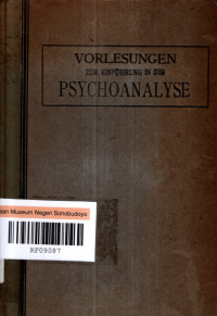 VORLESUNGEN ZUR EINFÜHRUNG IN DIE PSYCHOANALYSE (8362)