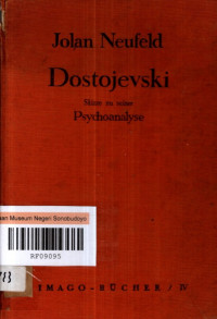 DOSTOJEWSKI: SKIZZE ZU SEINER PSYCHOANALYSE (8378)