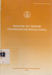 WAWACAN SITI NINGRUM (TERJEMAHAN DARI BAHASA SUNDA)