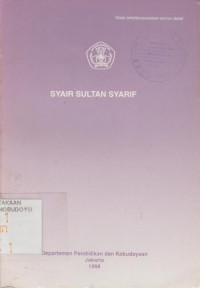 SYAIR SULTAN SYARIF