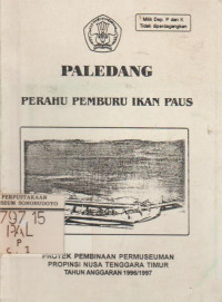 PALEDANG PERAHU PEMBURU IKAN PAUS