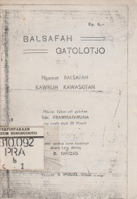 BALSAFAH GATOLOTJO