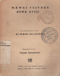 MAWAS PUSTAKA DEWA RUTJI