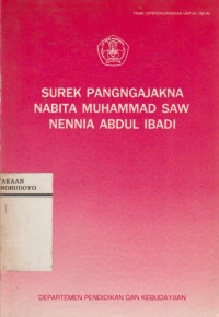 SUREK PANGNGAJAKNA NABITA MUHAMMAD SAW NENNIA ABDUL IBADI