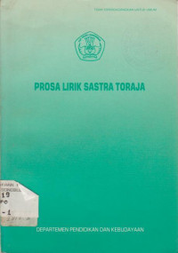 PROSA LIRIK SASTRA TORAJA