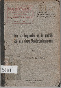 PAEDAGOGISCHE VLUGSCHRIFTEN SERIE II - NO. 1: OVER DE BIGINSELEN EN DE PRAKTIJK VAN EEN NIEUW MOEDERTAALONDERWIJS