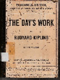 COLLECTION OF BRITISH AUTHORS, TAUCHNITZ EDITION, VOL. 3319: THE DAYS WORK