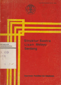 STRUKTUR SASTRA LISAN MELAYU SERDANG