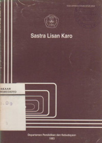 SASTRA LISAN KARO