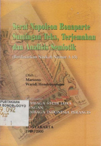 SERAT NAPOLEON BONAPARTE SUNTINGAN TEKS, TERJEMAHAN DAN ANALISIS SEMIOTIK