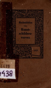 BINDMIDDELEN VOOR KUNSTSCHILDERSVERVEN (4438)
