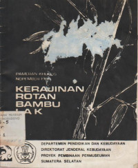 PAMERAN KHUSUS NOPEMBER 1989 KERAJINAN ROTAN BAMBU LAK