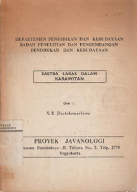 SASTRA LARAS DALAM KARAWITAN