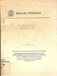 RISALAH PENELITIAN : PENELITIAN SERAT PANITISASTRA YANG TERDAPAT DI DALAM WULANG DALEM WARNI - WARNI