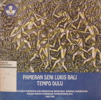 PAMERAN SENI LUKIS BALI TEMPO DULU