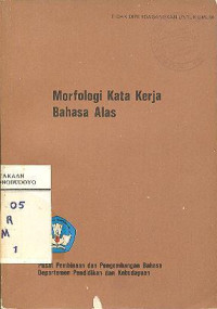 MORFOLOGI KATA KERJA BAHASA ALAS