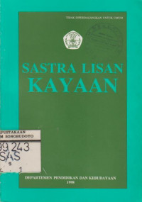 KARYA LISAN KAYAAN