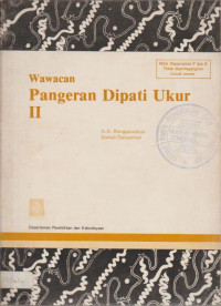 WAWACAN PANGERAN DIPATI UKUR II