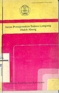 SISTEM PEMAJEMUKAN BAHASA LAMPUNG DIALEK ABUNG