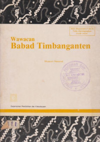 WAWACAN BABAD TIMBANGANTEN