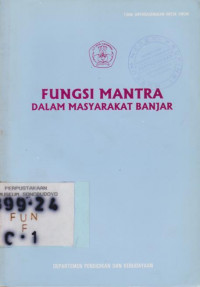 FUNGSI MANTRA DALAM MASYARAKAT BANJAR