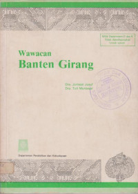 WAWACAN BANTEN GIRANG