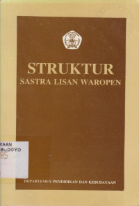 STRUKTUR SASTRA LISAN WAROPEN