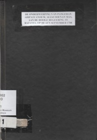 DE ONDERWERPING VAN PANGERAN ADIPATI ANOEM, ALIAS SOENAN MAS, AAN DE HOOGE REGEERING TE BATAVIA, OP DE 6EN SEPTEMBER 1708