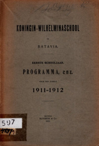 KONINGIN WILHELMINA-SCHOOL TE BATAVIA (4597)