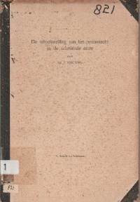 DE TEBOEKSTELLING VAN HET PROCESRECHT IN DE ACHTTIENDE EEUW