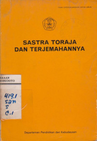 SASTRA TORAJA DAN TERJEMAHANNYA