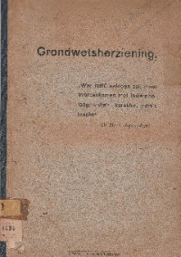 GRONDWETSHERZIENING