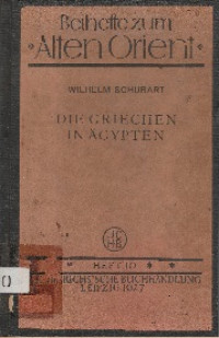 DIE GRIECHEN IN AGYPTEN
