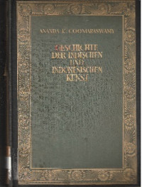 GESCHIECHTE DER INDISCHEN UND INDONESISCHEN KUNST