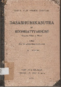 DASABHUMIKASUTRA ET BODHISATTVABHUMI