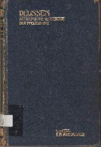 ALLGEMEINE GESCHICHTE DER PHILOSOPHIE