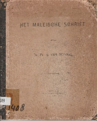 HET MALEISCHE SCHRIFT