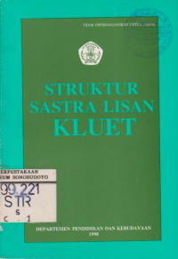 STRUKTUR SASTRA LISAN KLUET