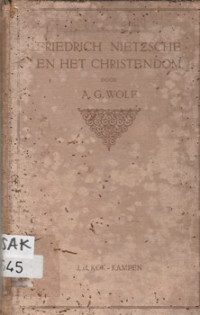 FRIEDERICH NIETZSCHE EN HET CHRISTENDOM