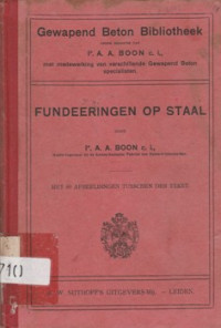 GEWAPEND BETON BIBLIOTHEEK: FUNDEERINGEN OP STAAL