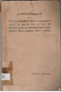 ONDERZOEKOEKINGEN OVER COLLETOTRICHUM LINDEMUTHIANUM ( SACC. ET MAGN.) BRI. ET CAV. EN GLOEOSPORIUM FRUCTIGENUM BERK. FORMA HOLLANDICA NOVA FORMA