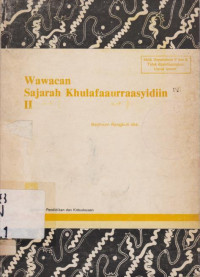 WAWACAN SAJARAH KHULAFAAURRAASYIDIIN II