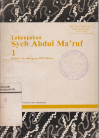 LALAMPAHAN SYEH ABDUL MA'RUF 1 (PETIKAN TINA DONGENG 1001 MALAM)