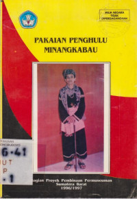 PAKAIAN PENGHULU MINANGKABAU