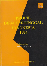 PROFIL DESA TERTINGGAL INDONESIA 1994