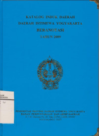 KATALOG INDUK DAERAH ISTIMEWA YOGYAKARTA BERANOTASI TAHUN 2009