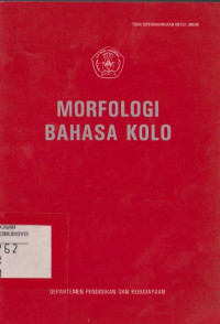 MORFOLOGI BAHASA KOLO